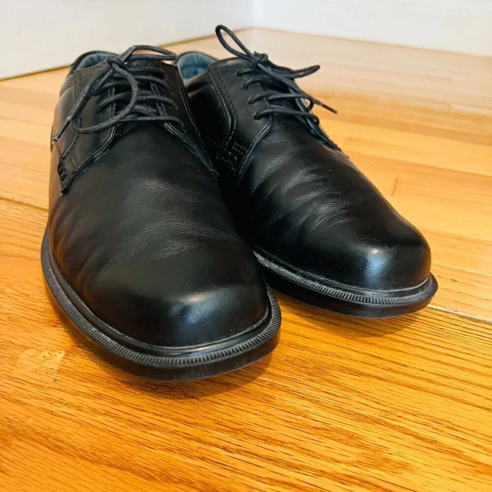 SAS Size 10.5 M Leather Ambassador Lace Tripad Shoes Black